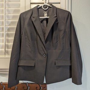 Ann Taylor Factory Black Blazer, Petite, Size 12